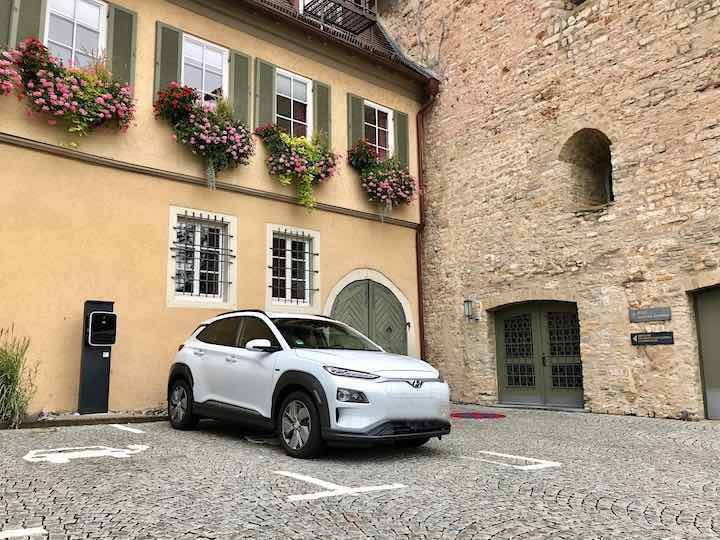 aufladen tanken hyundai kona elektro