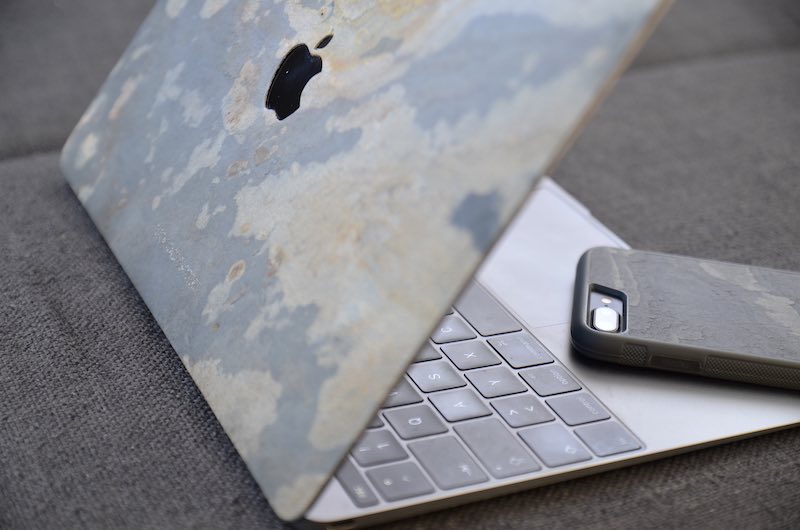 EcoSkin Stone Test: Steincover von Woodcessories für iPhone und MacBook