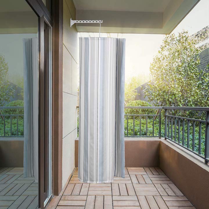 Trockenfix: Neuartiger Wäscheständer für große Wäschestücke