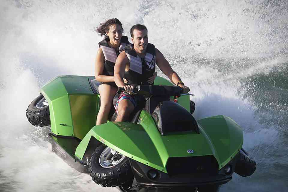 Quadski XL: Mischung aus Quad und Jetski für zwei Personen