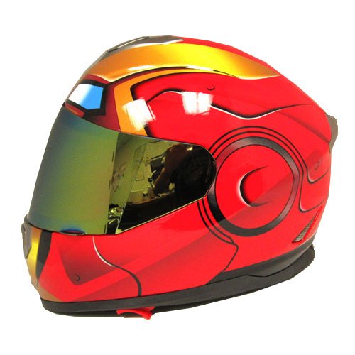 iron man motorradhelm