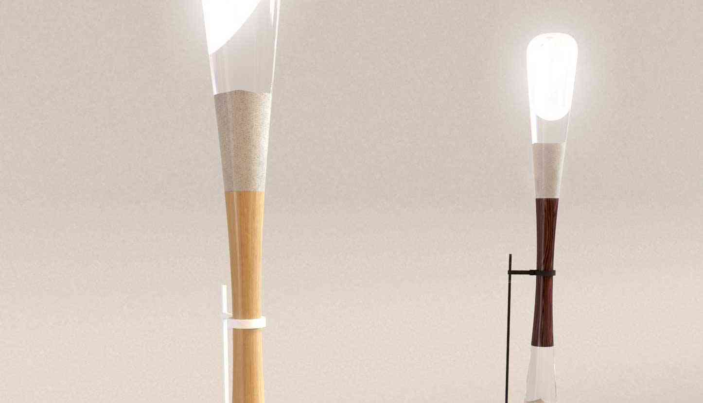 Sanduhr-Lampe – Niederrieselnder Sand bringt LED zum Leuchten