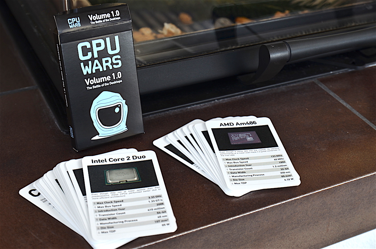 CPU WARS: Quartett mit Computer-Rechenkernen für Nerds