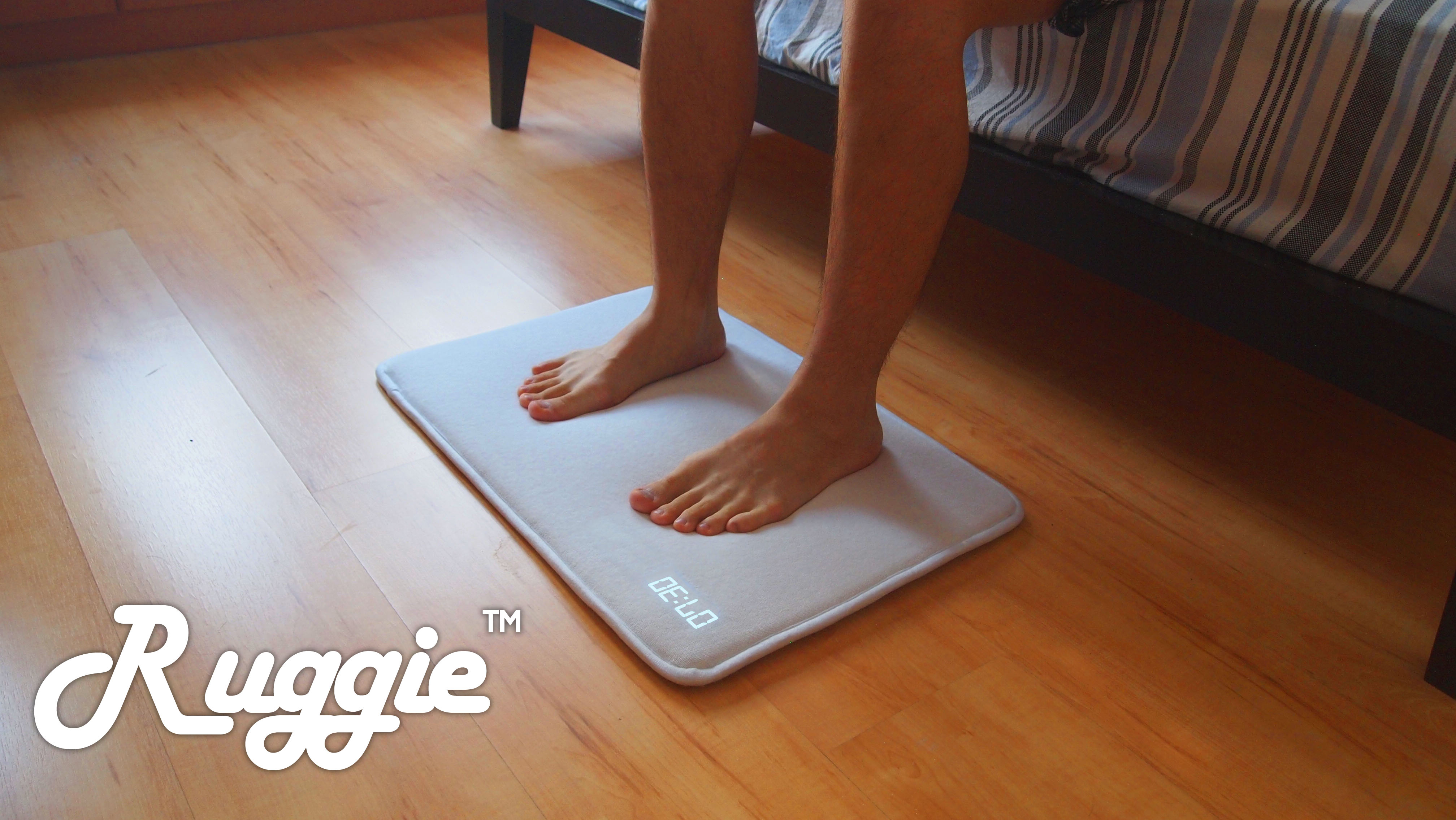 Ruggie: Dieser Fußmatten-Wecker wird durch dein Körpergewicht deaktiviert