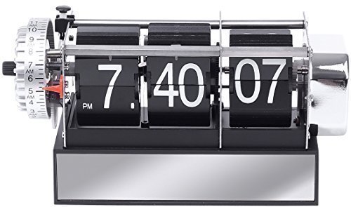 Retro-Klassiker: Designer-Uhr mit Flip-Display für den Schreibtisch
