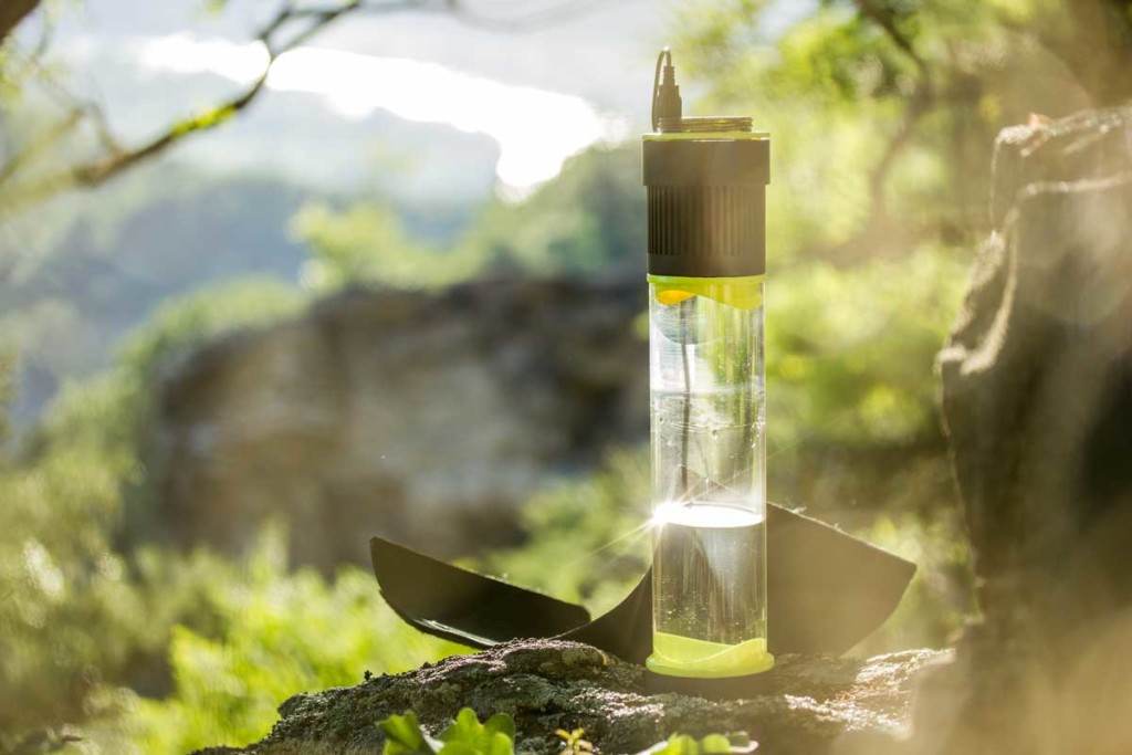 Fontus: Diese Wasserflasche füllt sich selbstständig wieder auf