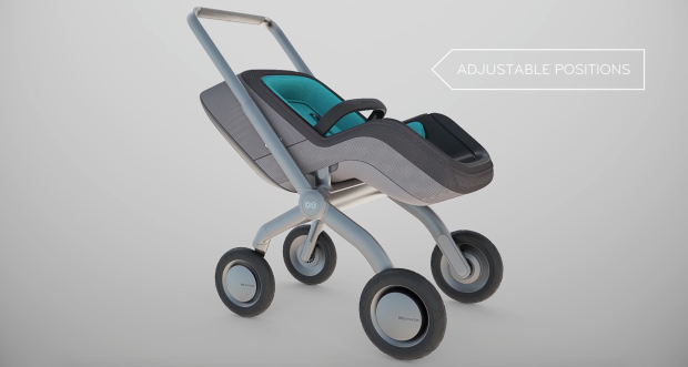 kinderwagen der automatisch folgt