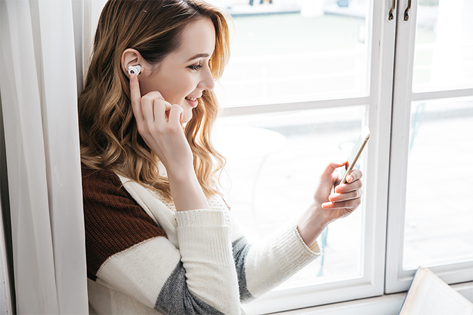 RippleBuds In-Ear Kopfhörer übertragen die Stimme des Innenohrs