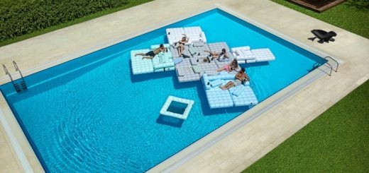 modulair inflatable pool float