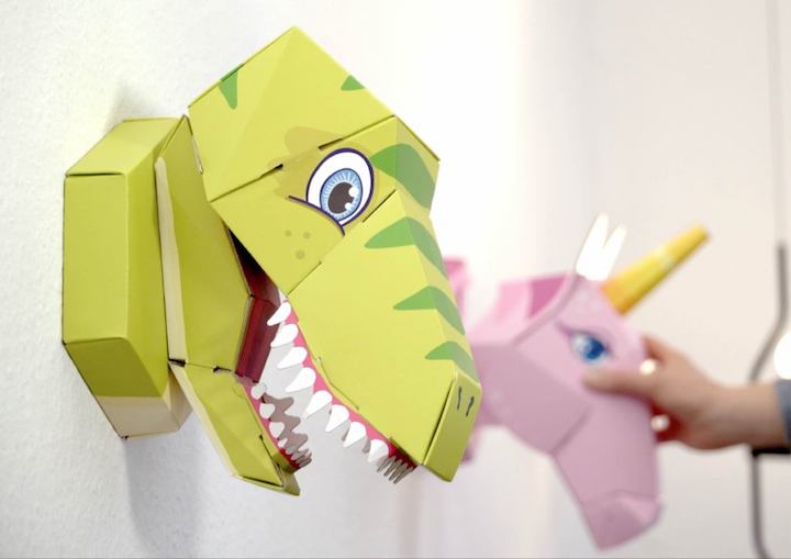 Der kleine Knick: Dino, Drache und Einhorn als 3D-Schultüten