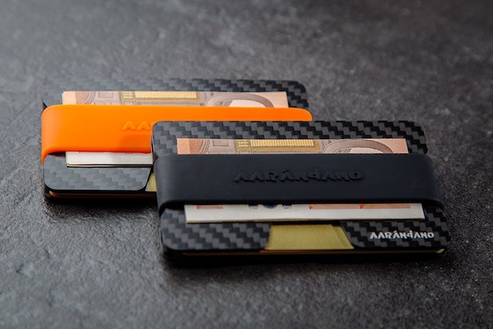 carbon design mini wallet
