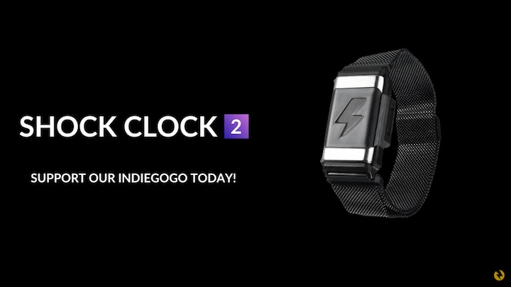 Shock Clock 2 auf Indiegogo