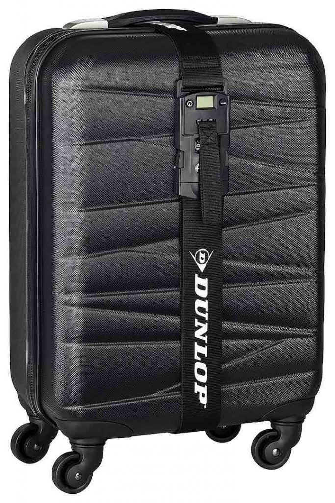 Koffer mit Dunlop 3 in 1 Kofferband in Schwarz 683x1024