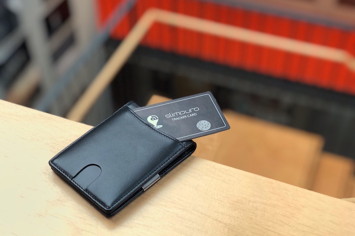 Slimpuro Tracker in Slim Wallet