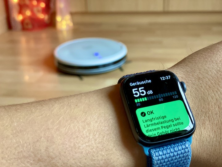 Apple Watch Lautsräke eufy RoboVac G10 Lichter