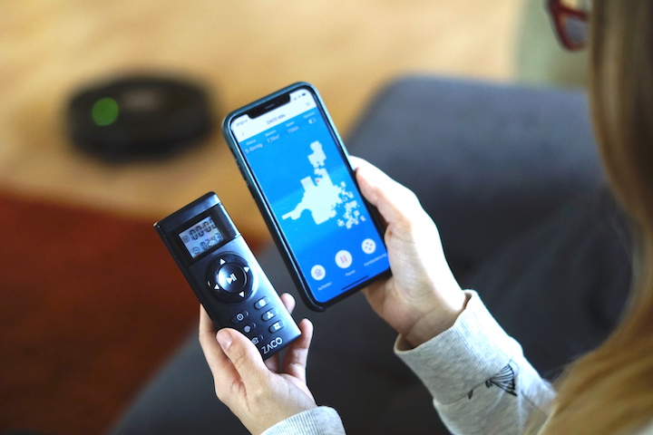 ZACO Saugroboter Fernbedienung iPhone App