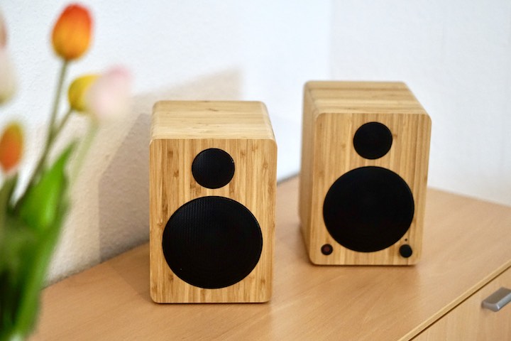 wavemaster CUBE MINI NEO bamboo Test: Regallautsprecher als Bambus-Variante