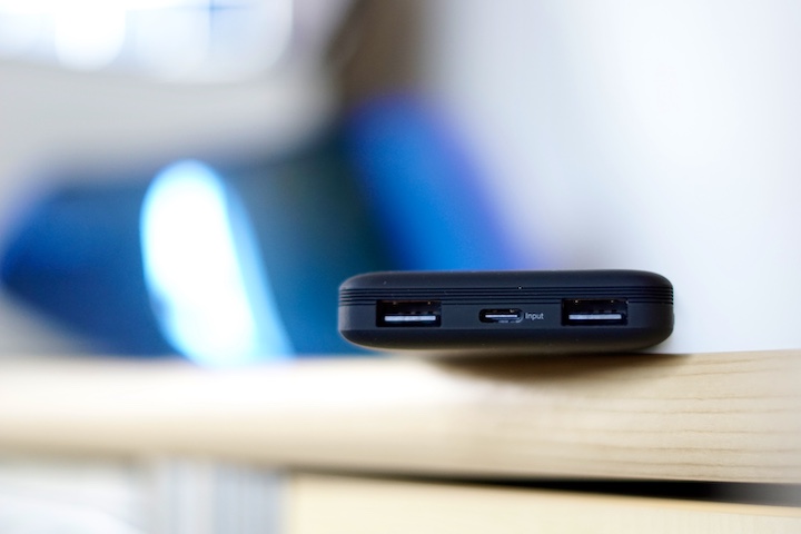 USB Anschluesse der Anker PowerCore 10K Wireless