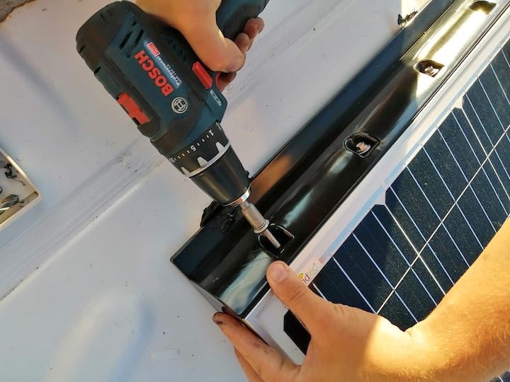 offgridtec solaranlage nicht nur verklebt auch verschraubt