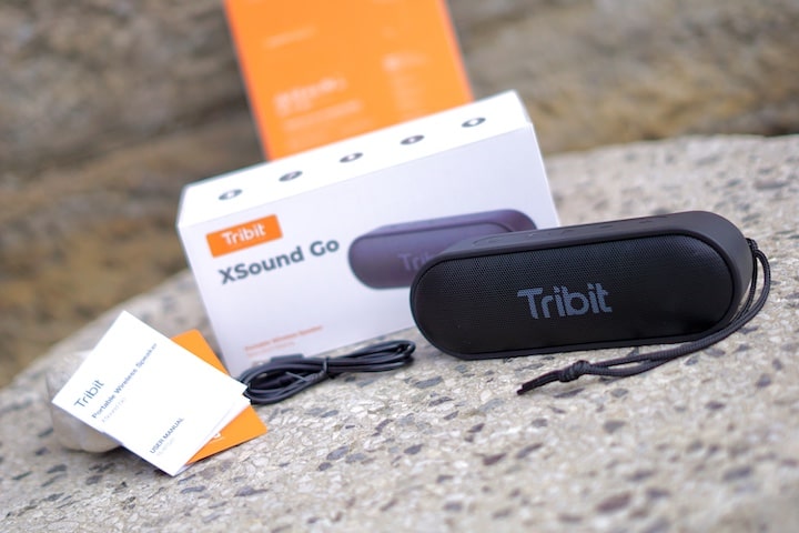 Tribit XSound Go inklusive Lieferumfang Ladekabel und Bedienungsanleitung