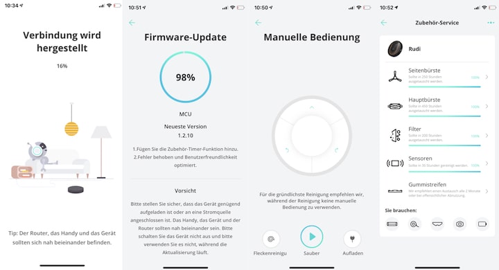 eufy Home App Einrichtung Screenshots