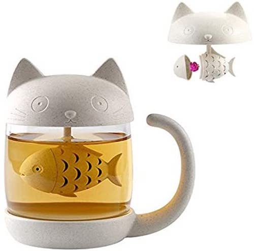 Katzen Tasse fuer Tee