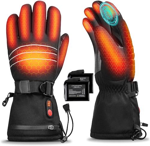 Unisex Beheizte Handschuhe Winterhandschuhe elektrisch Heizhandschuhe Warm DHL 