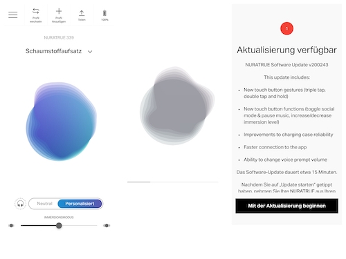 Nura App im Ueberblick