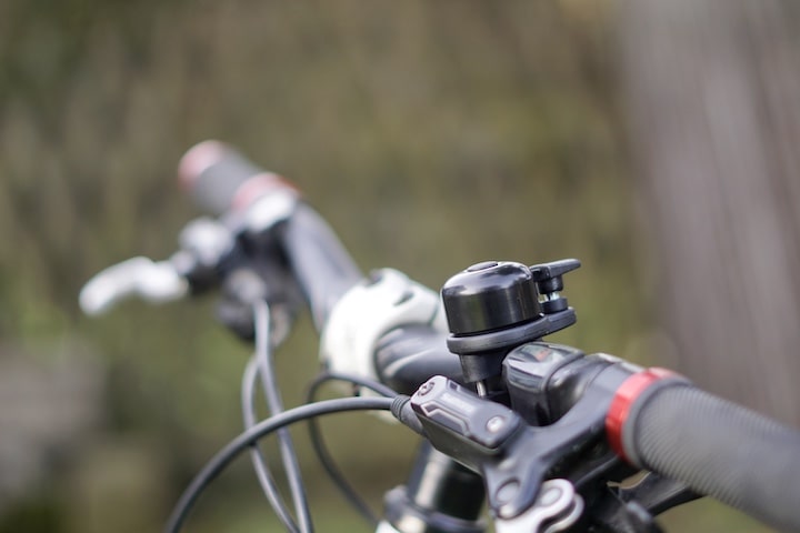 AirBell an einem Fahrradlenker