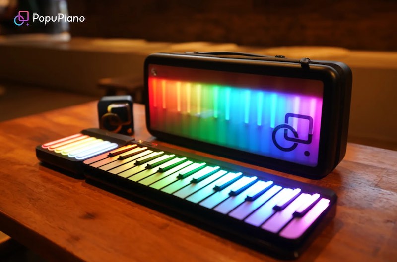 PopuPiano: Intelligentes Keyboard um einfach Klavierspielen zu lernen