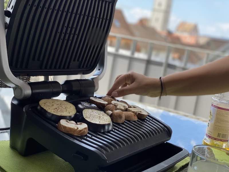 Gemuese auf dem OptiGrill Elite