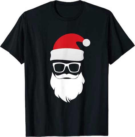 Bild zeigt T-Shirt mit Nikolaus Print