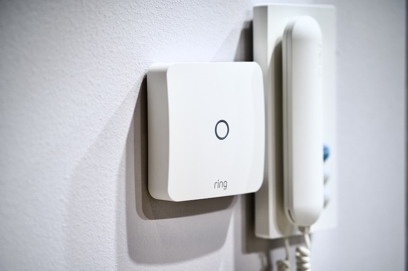 Ring Intercom smarte Gegensprechanlage an Wand