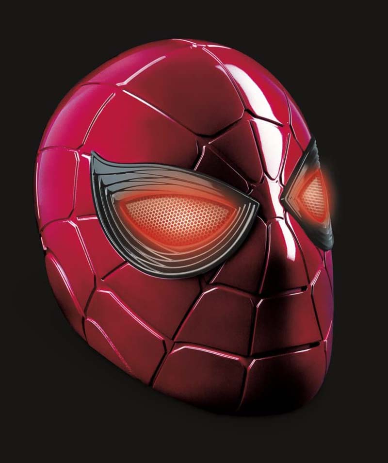 Iron Spider Helm mit leuchtenden Augen