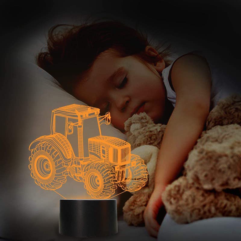 3D Traktor Nachtlampe