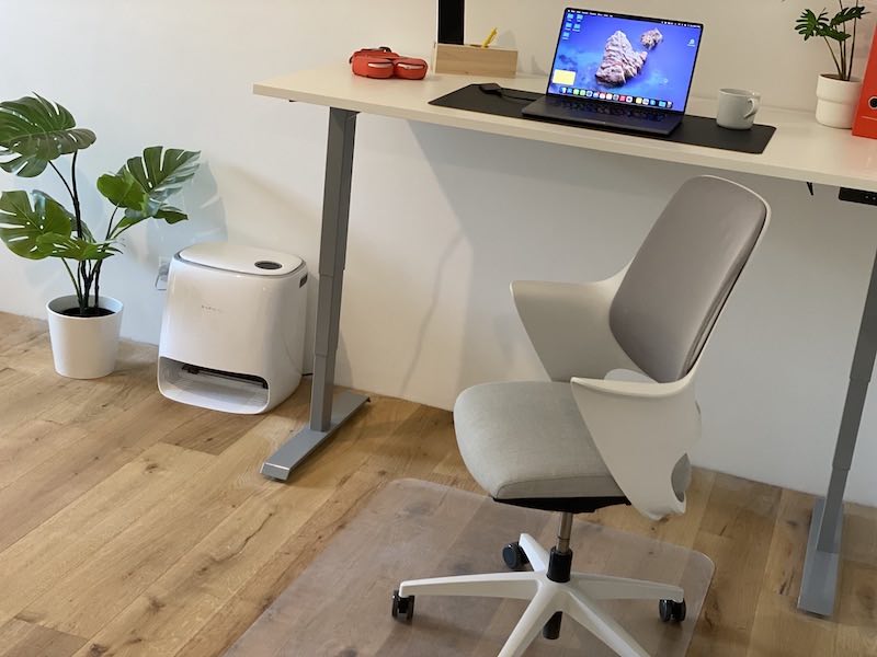 Ergotopia WellBack vor Desktopia Pro X