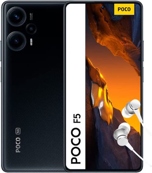 POCO f5 Smartphone in schwarz