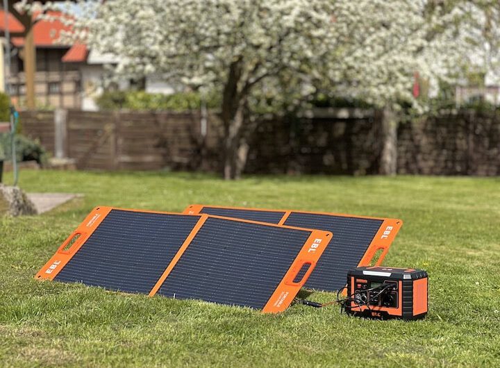 EBL Solargenerator Test: Autark dank Powerstation und Solarpanel