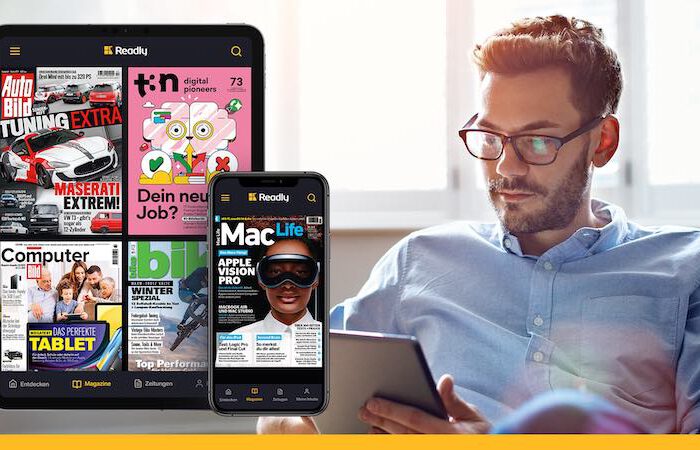 Anzeige: Readly als digitaler Zeitungskiosk | Für 0,99€ im Monat testen