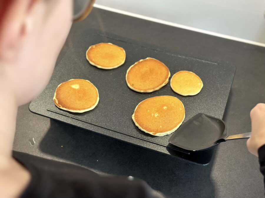 fertige pancakes