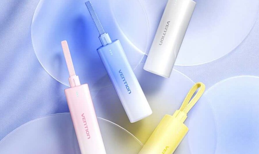Anzeige: Vention 5000mAh Powerbank – so klein wie ein Lippenstift