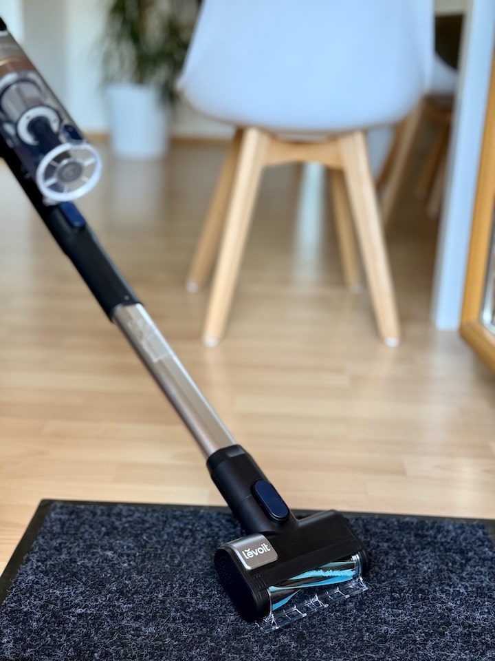 Sauger reinigt Vorleger