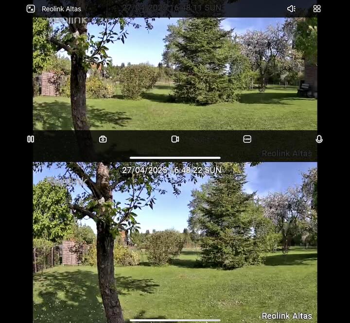 App Screenshot Reolink Altas Solar 2 Kamera