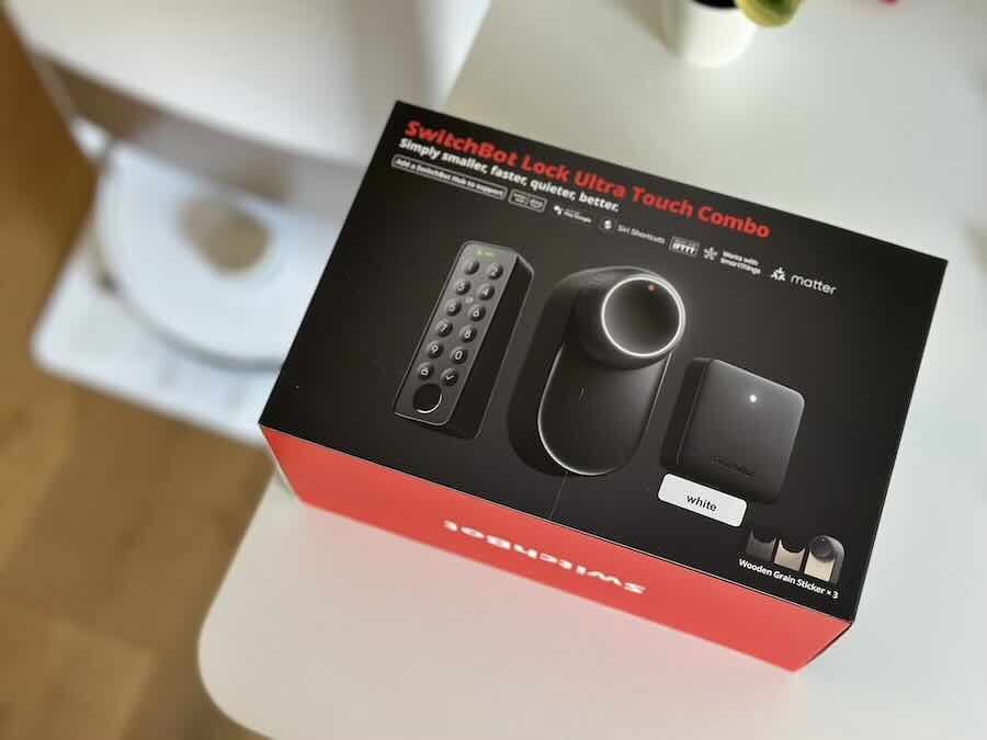 set aus switchbot lock ultra keypad und hub mini