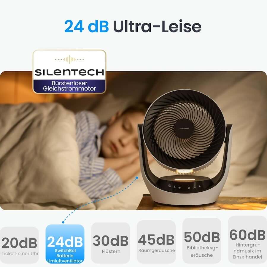 ultra leiser akku vnetilaror mit power