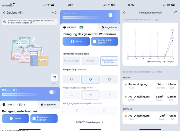 DEEBOT App Screenshot