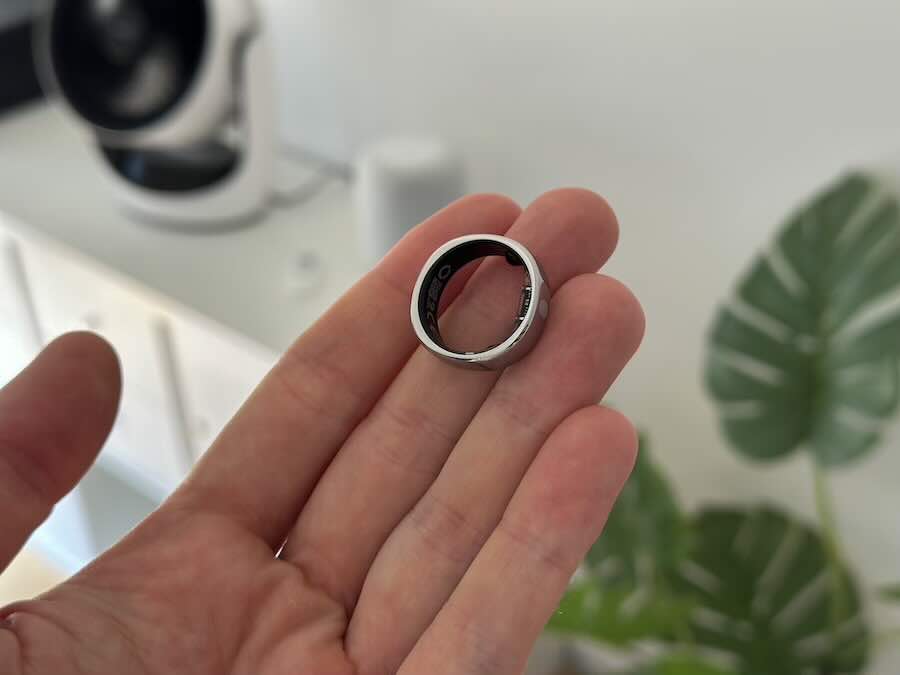 schlicht und minimalistischer smart ring