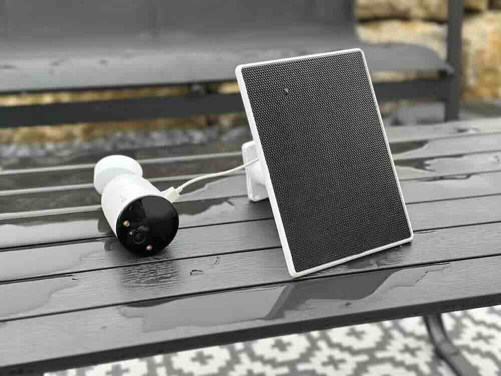 kamera und solarpanel 5 watt