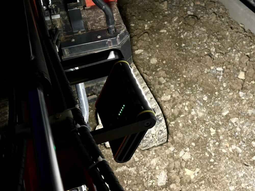 magnetische befestigung an bagger