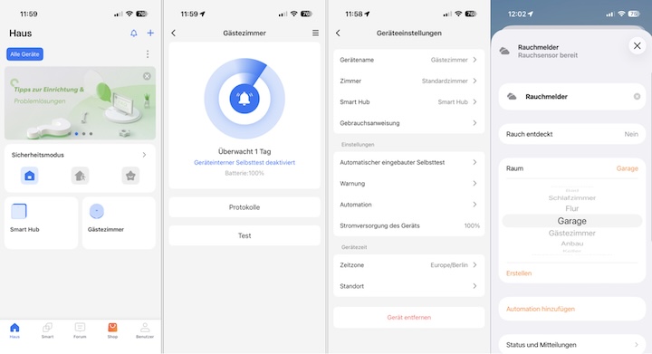 Meross App Rauchmelder Homekit Matter